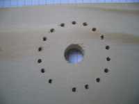 Holes in tube board
